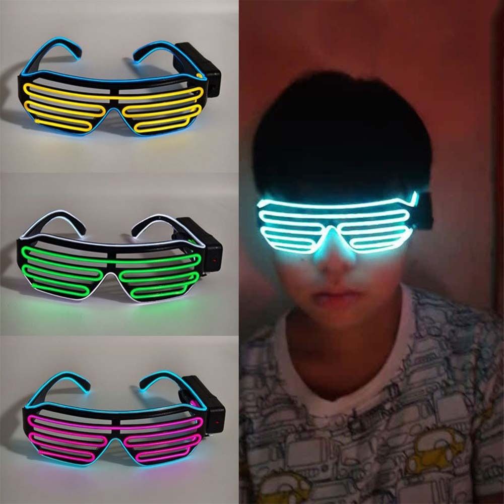 Glow In The Dark Party Glasses - Kablosuz LED Işıklı Gözlükler Havalı Renkli