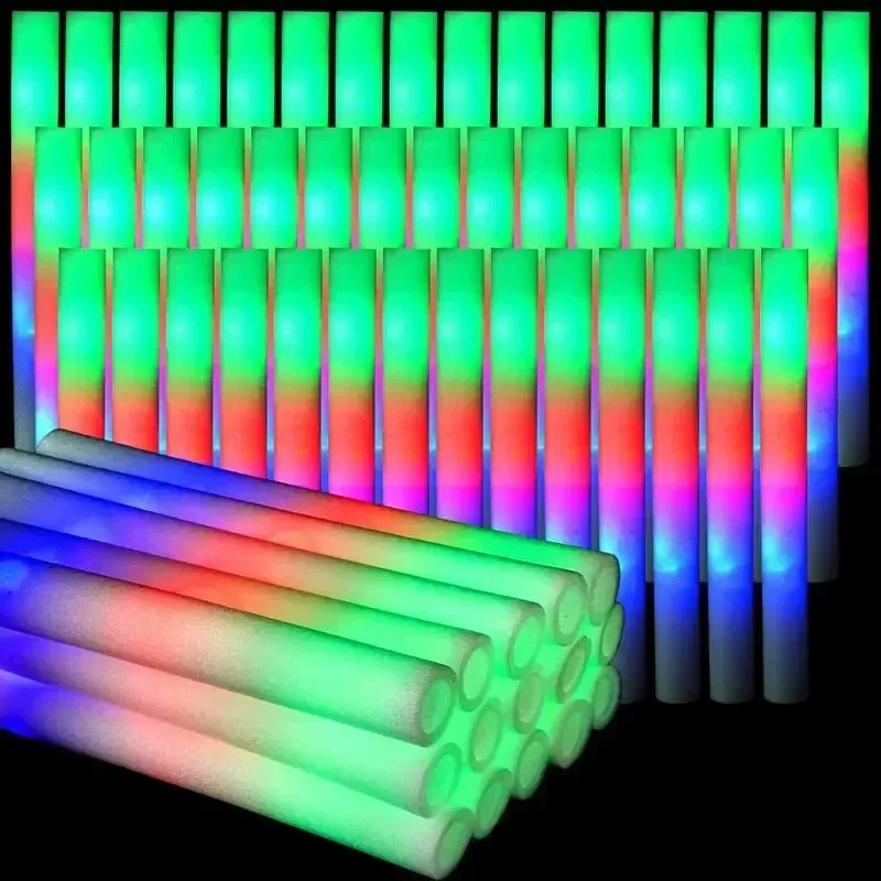 Flashing Led Foam Sticks Party - 30 Adet Köpük Işık Çubuğu, 3