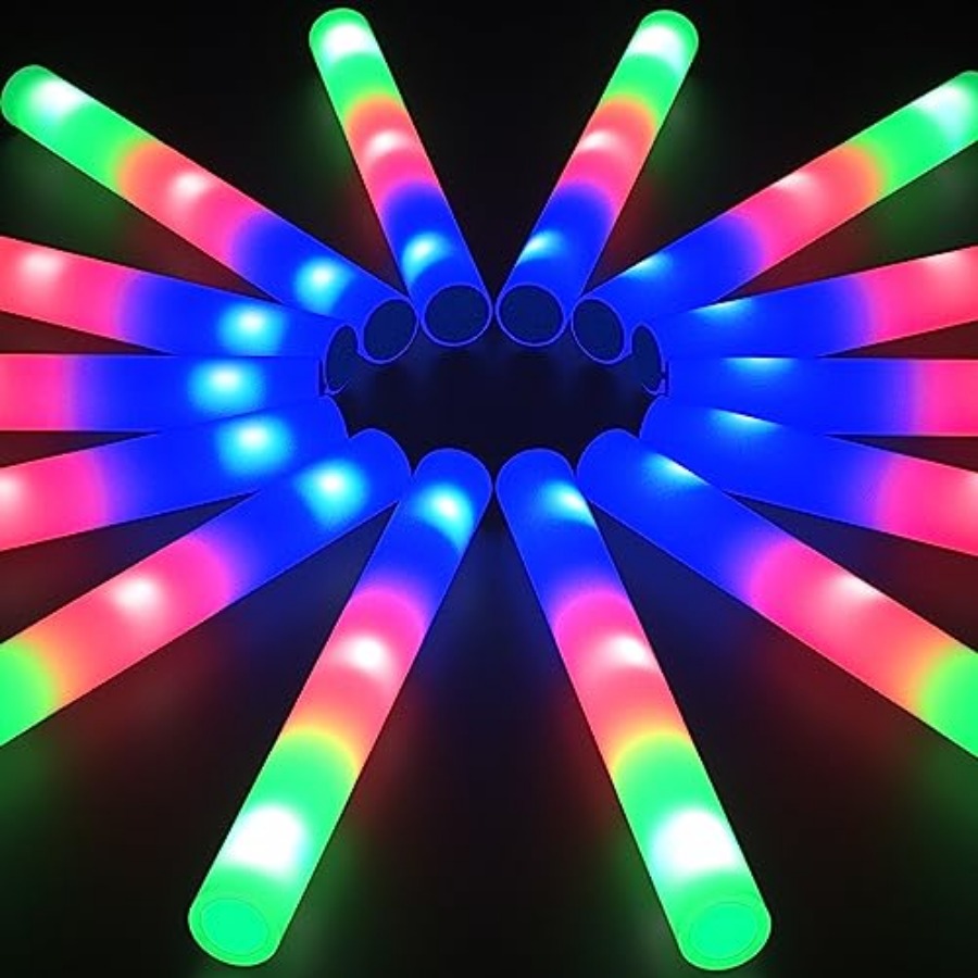Flashing Led Foam Sticks Party - Toplu Parti Paketi Köpük Işıklı Çubuklar,