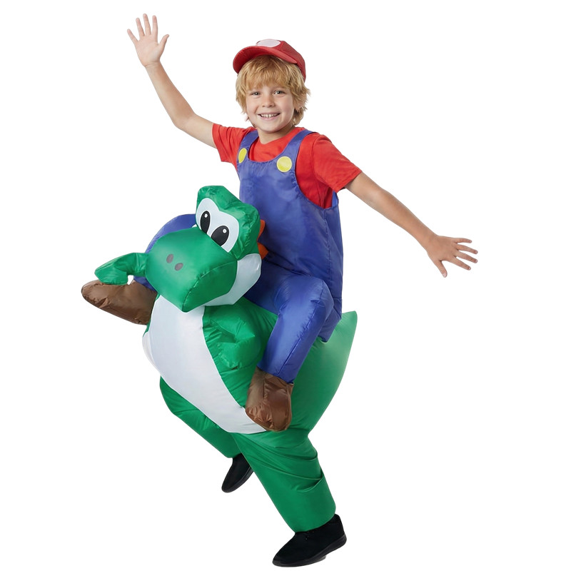 Inflatable Dinosaur Costume Adult - Parti Performansı Kostümü Yetişkin Çocuklar Tesisatçı