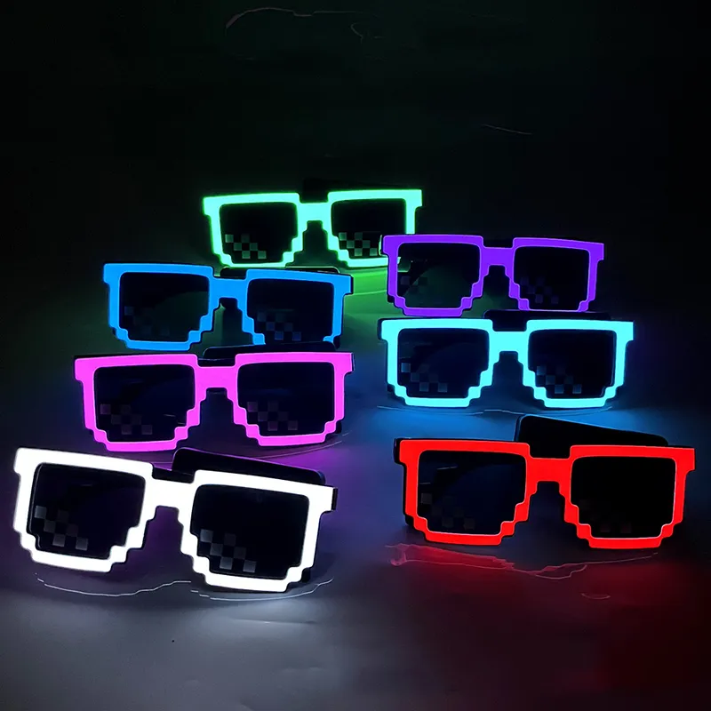 Glow In The Dark Party Glasses - Kablosuz LED Işıklı Gözlükler Led Piksel