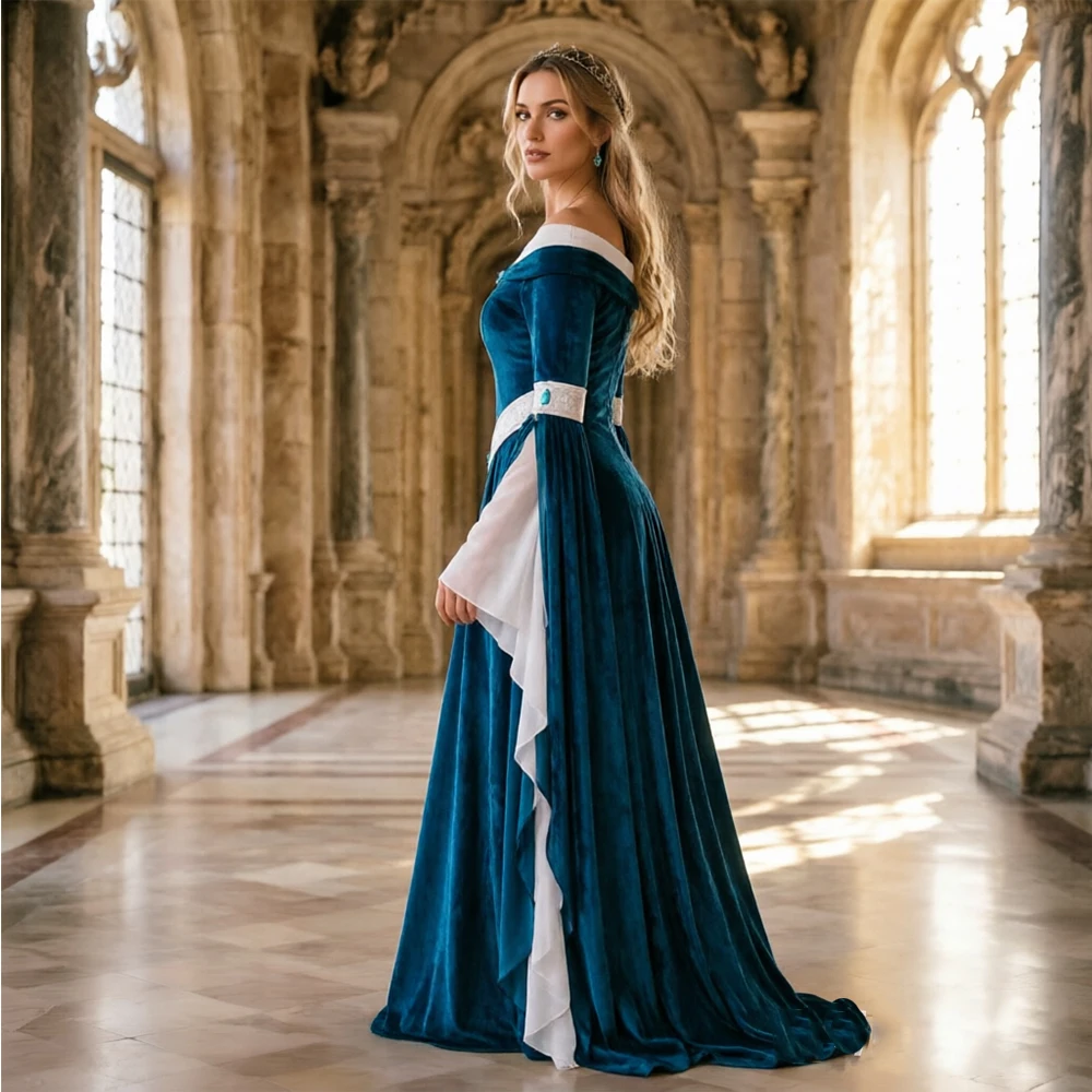 Medieval Renaissance Dress Women - Orta Çağ Rönesans Elf Stili Elbise