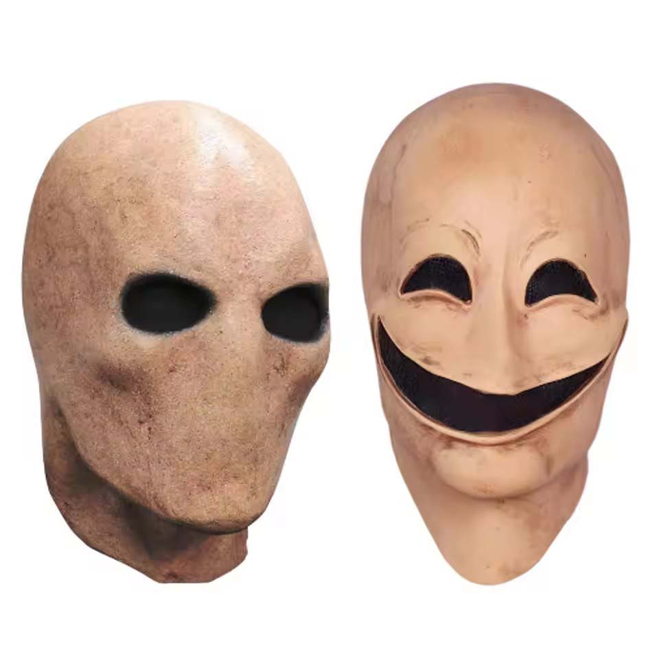 Latex Alien Mask Realistic - Yüzsüz ve Gülen Adam Cadılar Bayramı