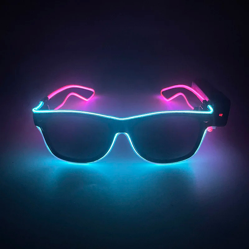 Glow In The Dark Party Glasses - Yeni Havalı Kablosuz Işıklı LED Gözlükler