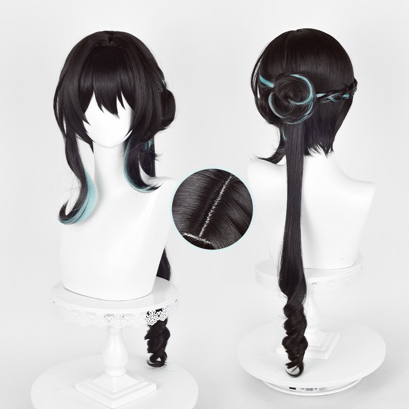 Anime Cosplay Wig Heat Resistant - Honkai yıldız ray Ruan Mei Cosplay