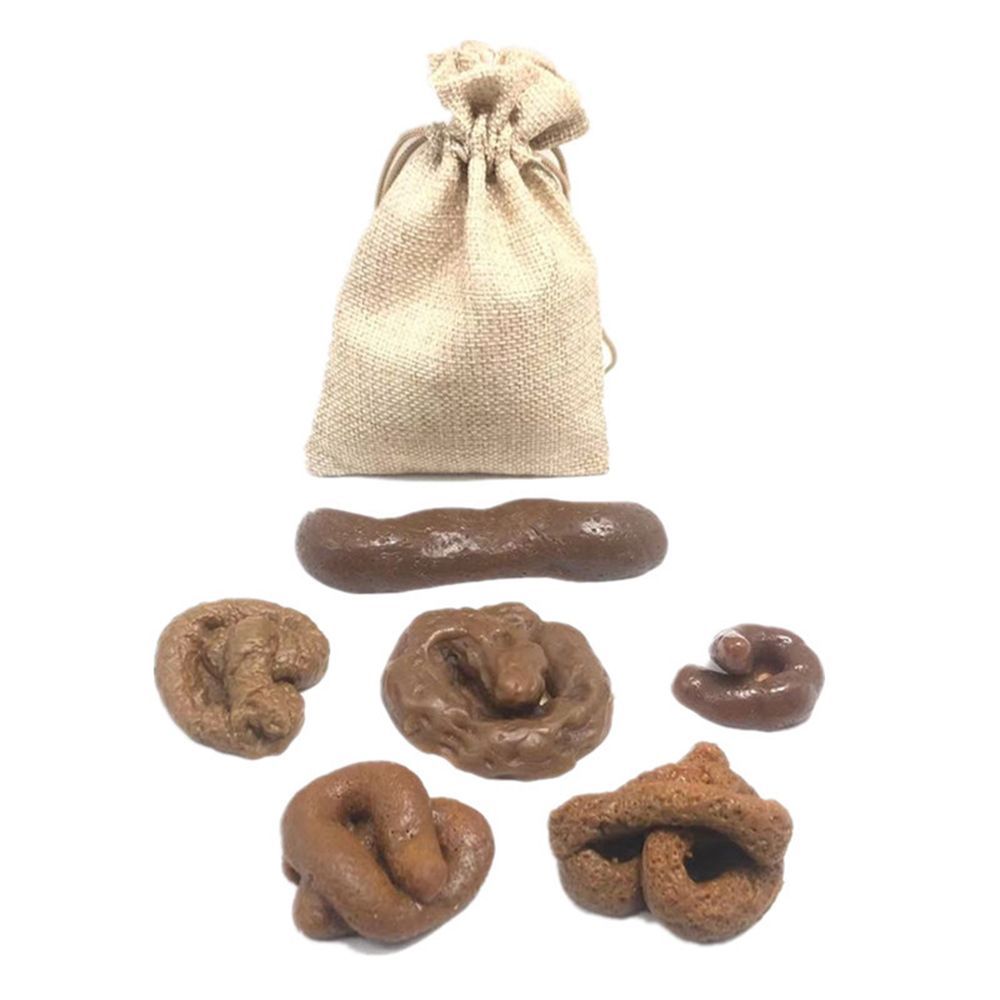 Fake Poop Gag Gift - 6 Adet Dışkı Antistres Şaka Ürünü
