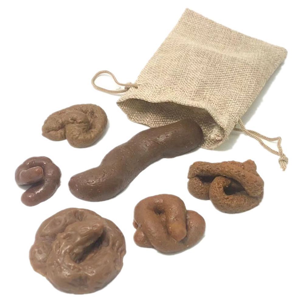Fake Poop Gag Gift - 6 Adet Turd Tricky Fool's Holiday