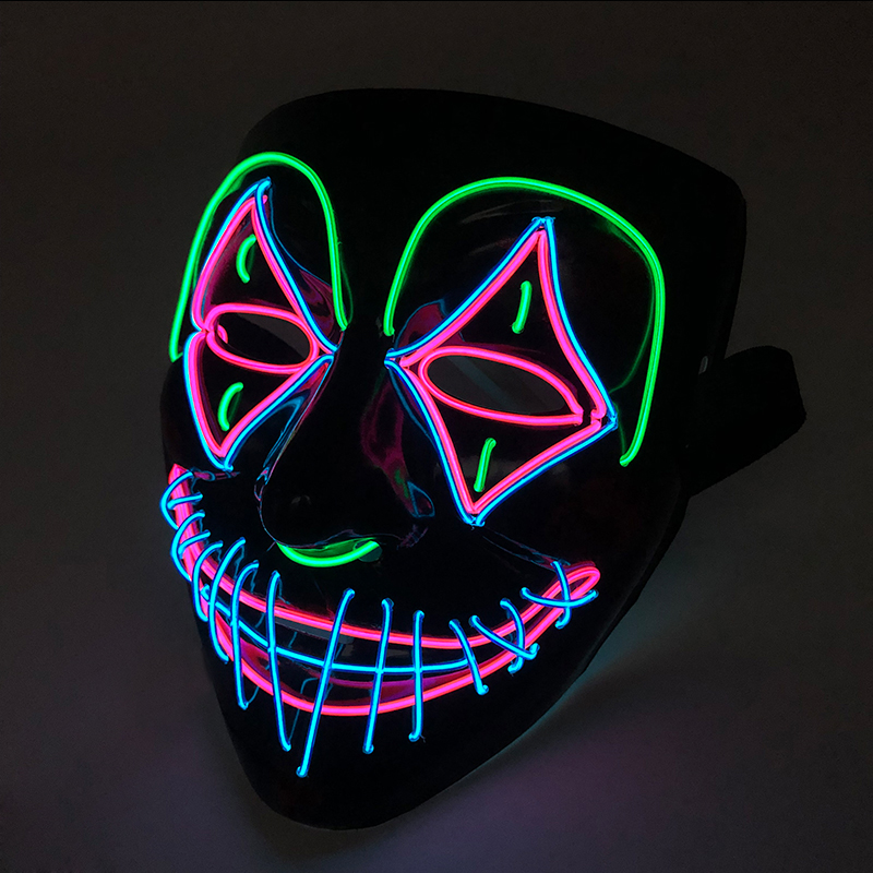 Led Purge Mask Halloween - LED Katil Maske Cadılar Bayramı Dans