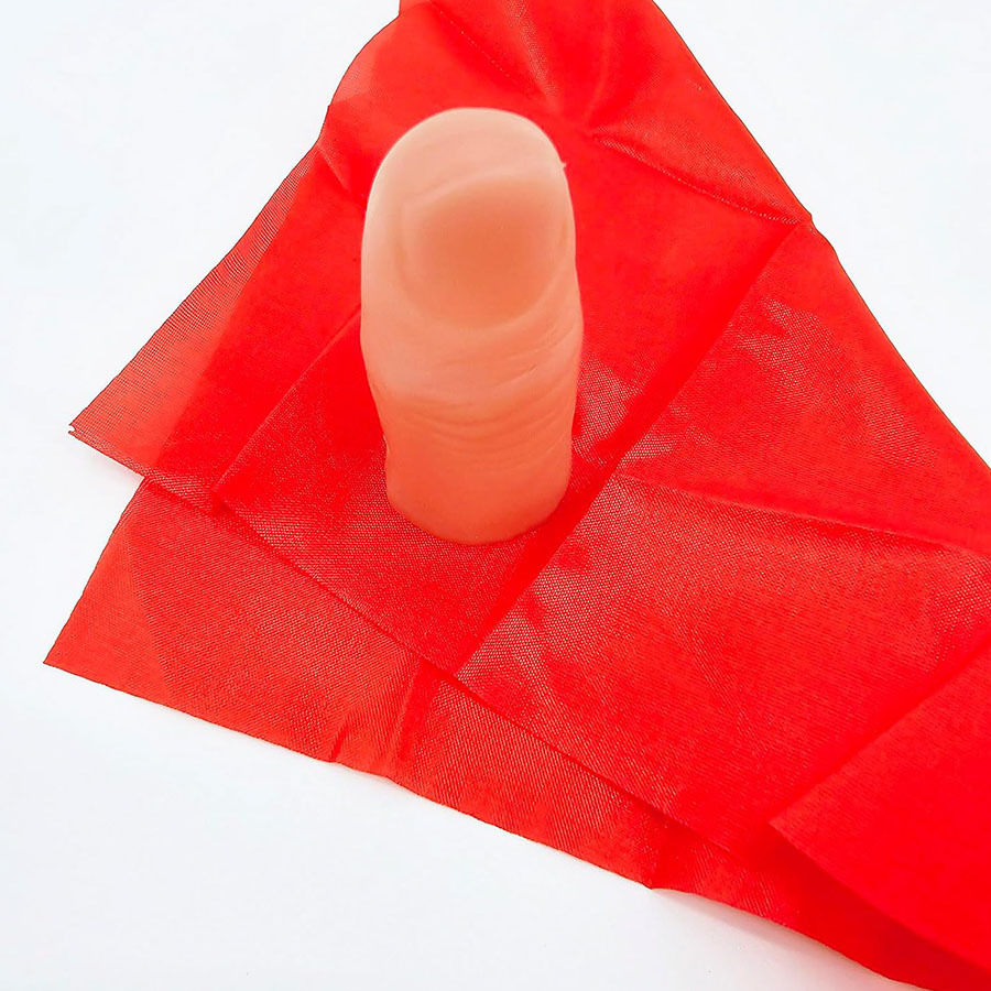 Thumb Tip Magic Trick Set - Eşarp-Vanish Sihirli Başparmak Ucu Parmak Kol