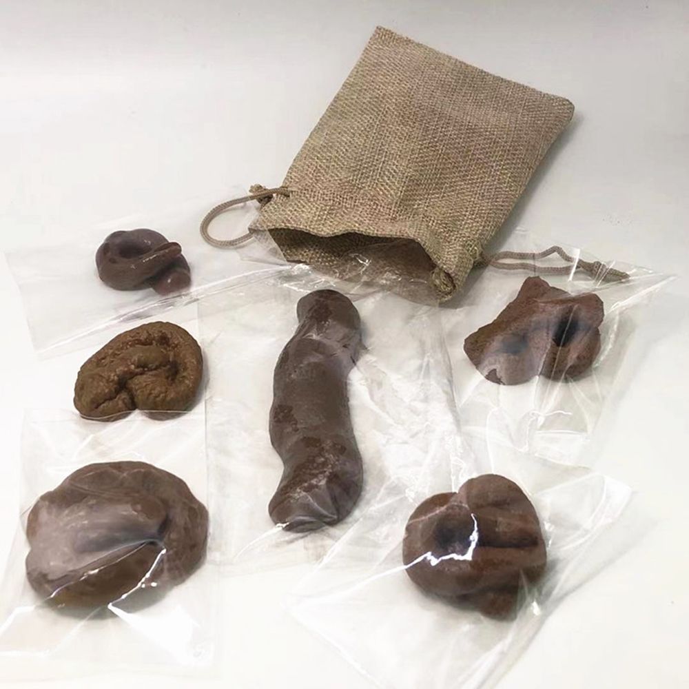 Fake Poop Gag Gift - 6 Adet Şaka Tricky Oyuncaklar Gadget