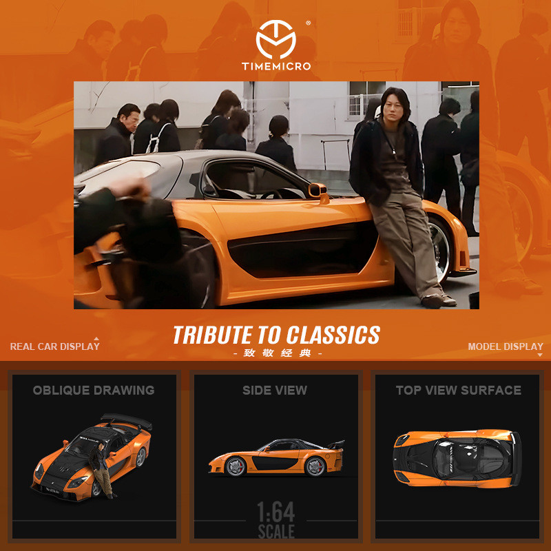 Novelty Gifts - TimeMicro-TM 1/64 Hızlı ve Öfkeli Mazda