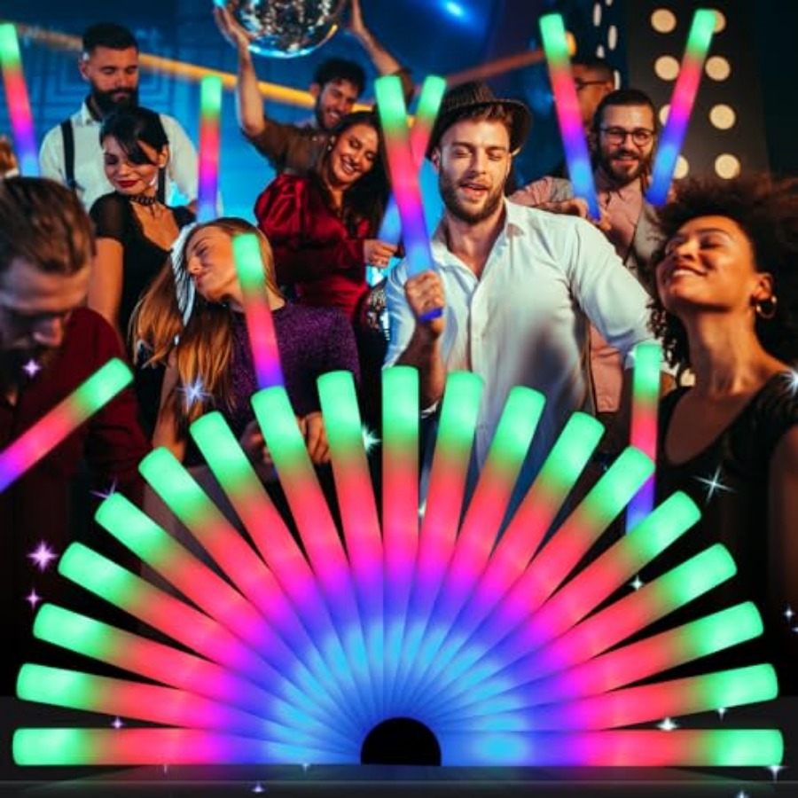 Flashing Led Foam Sticks Party - Paket Köpük Işık Çubukları, Toplu LED