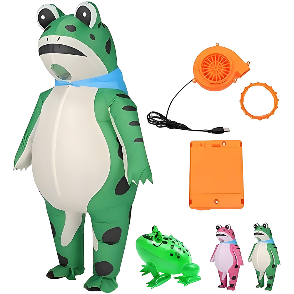 Costumes - ZOETOPKID Şişme Kurbağa Cosplay Kostümü Komik