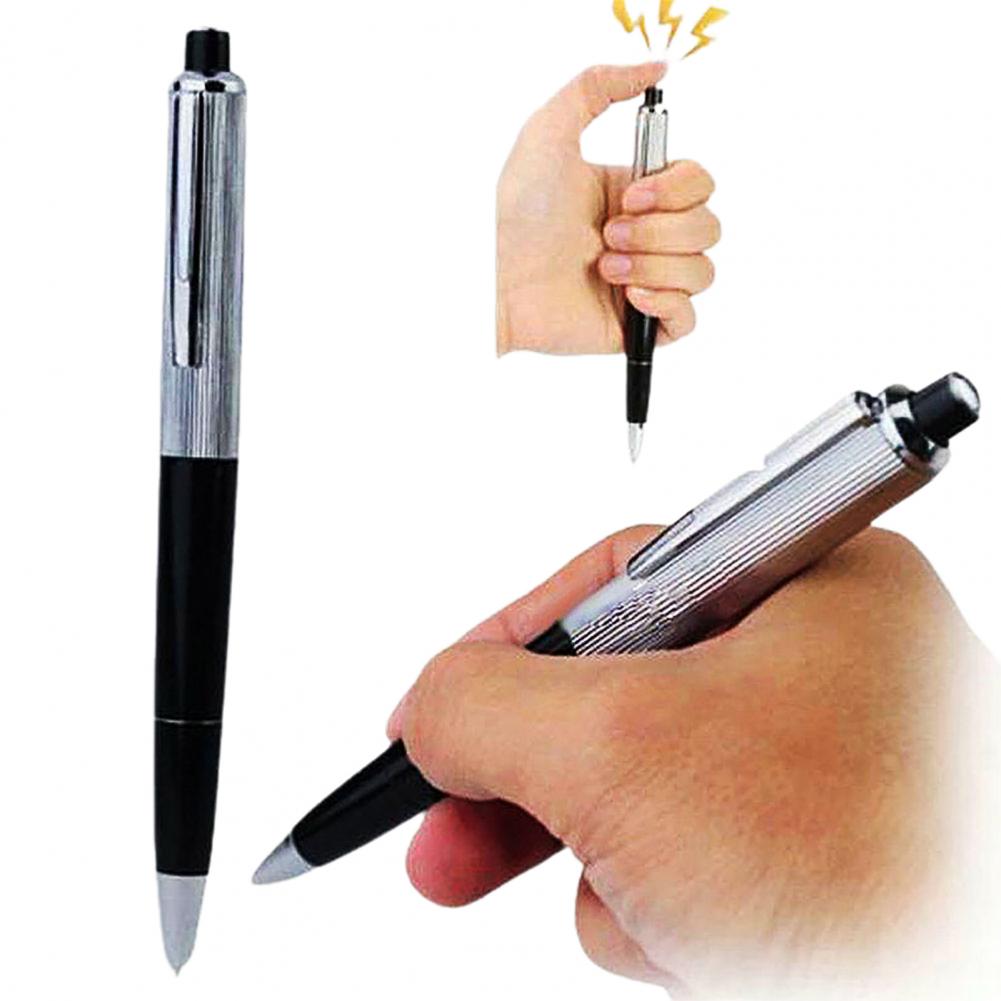 Shock Pen Prank Toy - 1 adet yaratıcı elektrik çarpması kalem