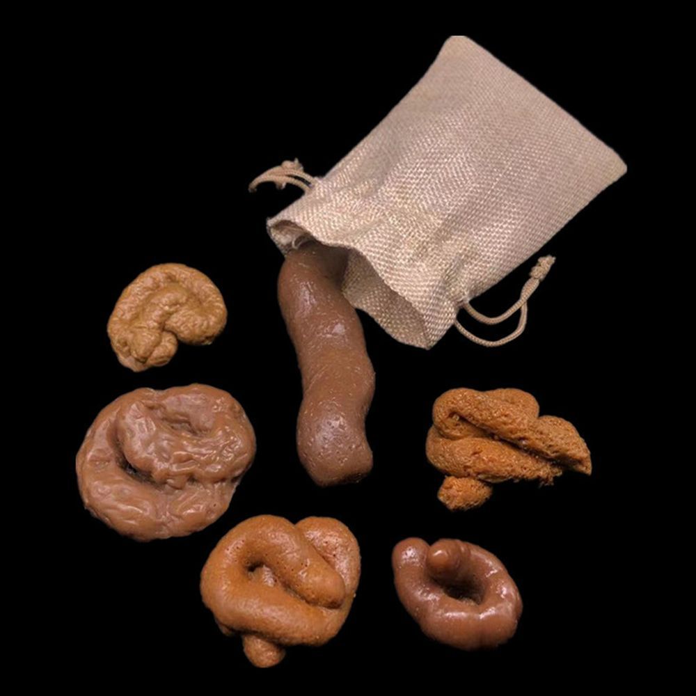Fake Poop Gag Gift - 6 Adet Şaka Malzemesi Antistres Aleti