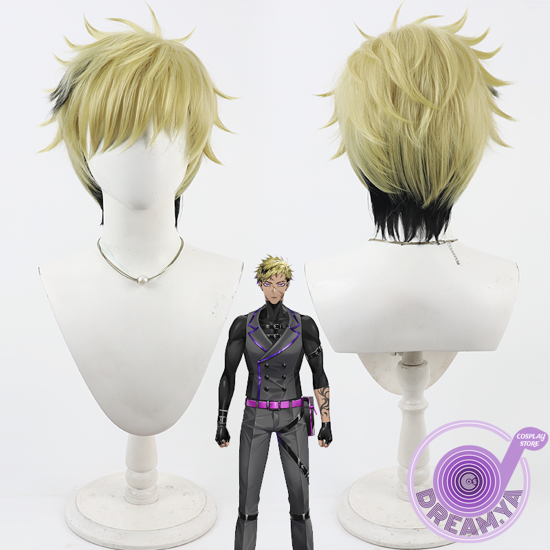 Anime Cosplay Wig Heat Resistant - Vantacrow Bringer Cosplay Peruk Vtuber Sarı