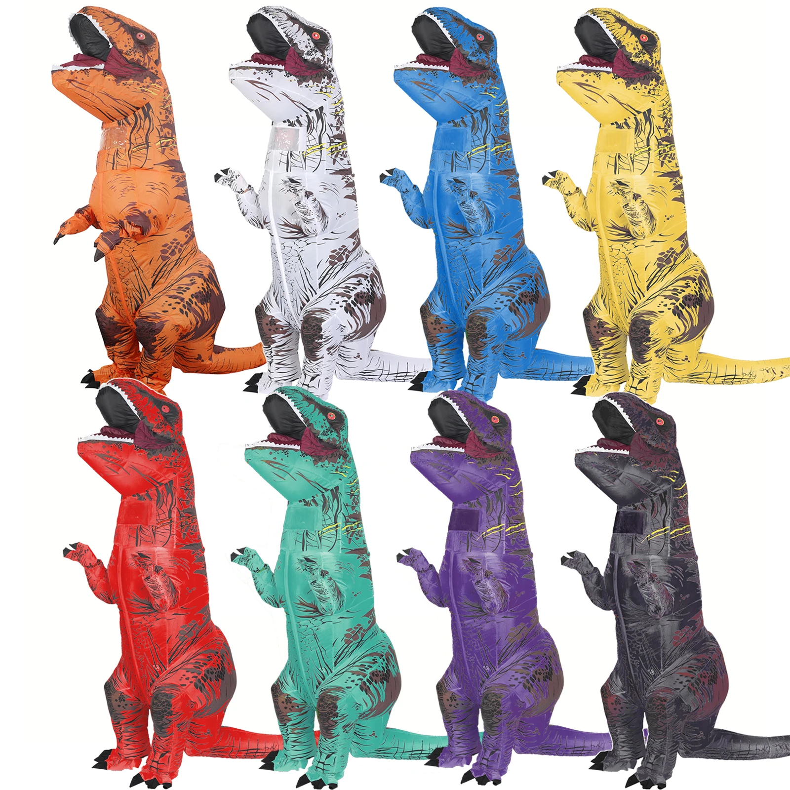 Inflatable Dinosaur Costume Adult - Tyrannosaurus Şişme Dinozor Kostüm T-rex Yetişkin
