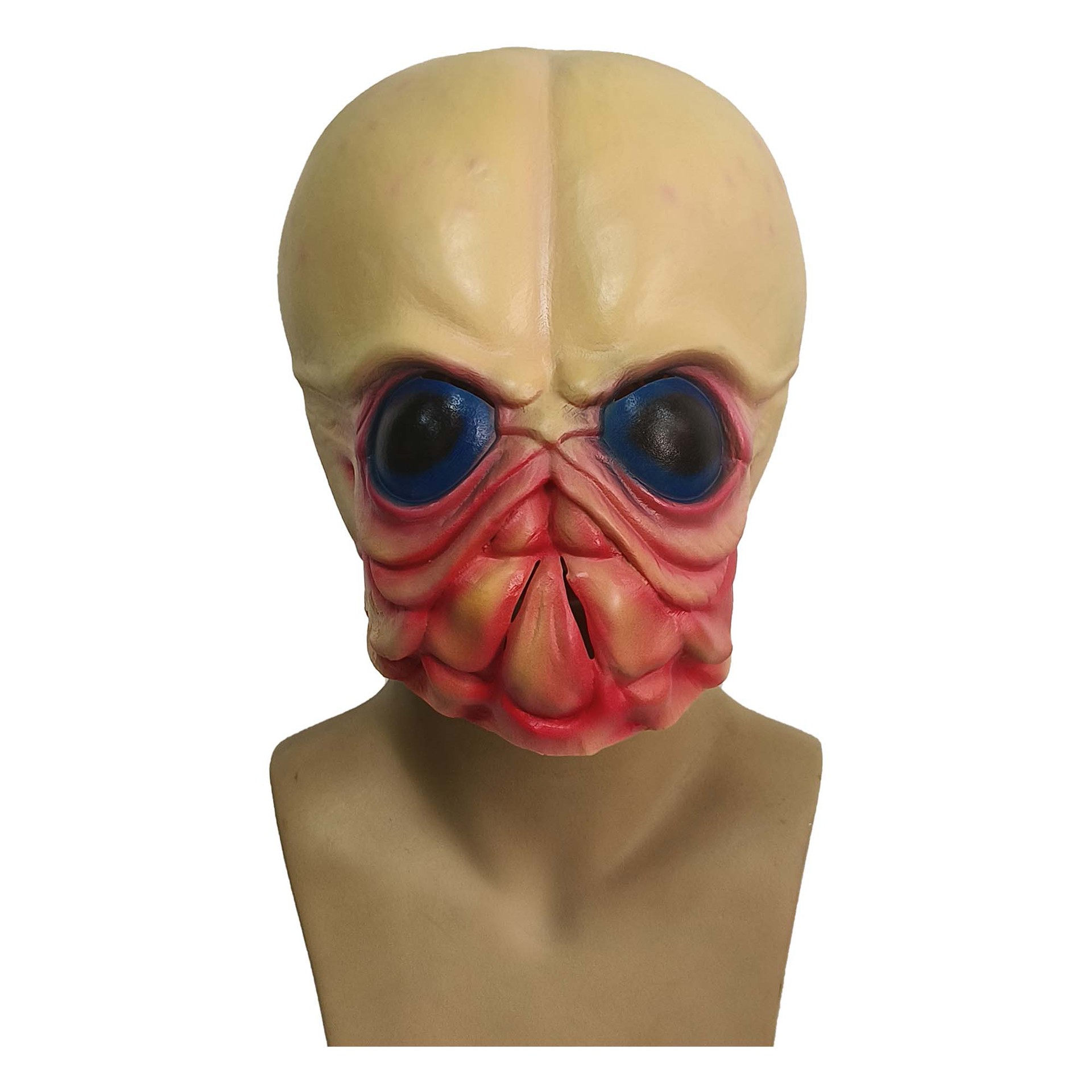 Latex Alien Mask Realistic - Uzaylı Maskesi, Cadılar Bayramı Karnavalı Cosplay