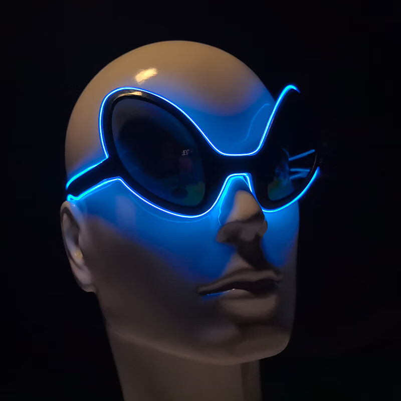 Glow In The Dark Party Glasses - Serin Light Up LED Uzaylı Gözlük