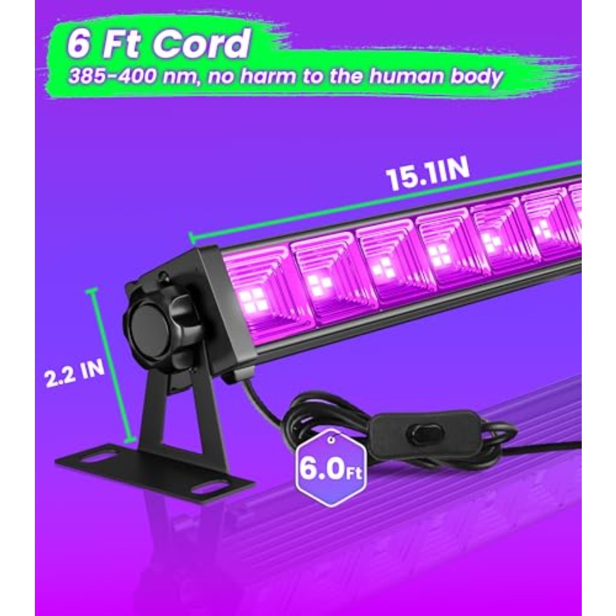 4W Paket LED Siyah Işık Çubuğu - Party Supplies incelemesi ve fiyatı