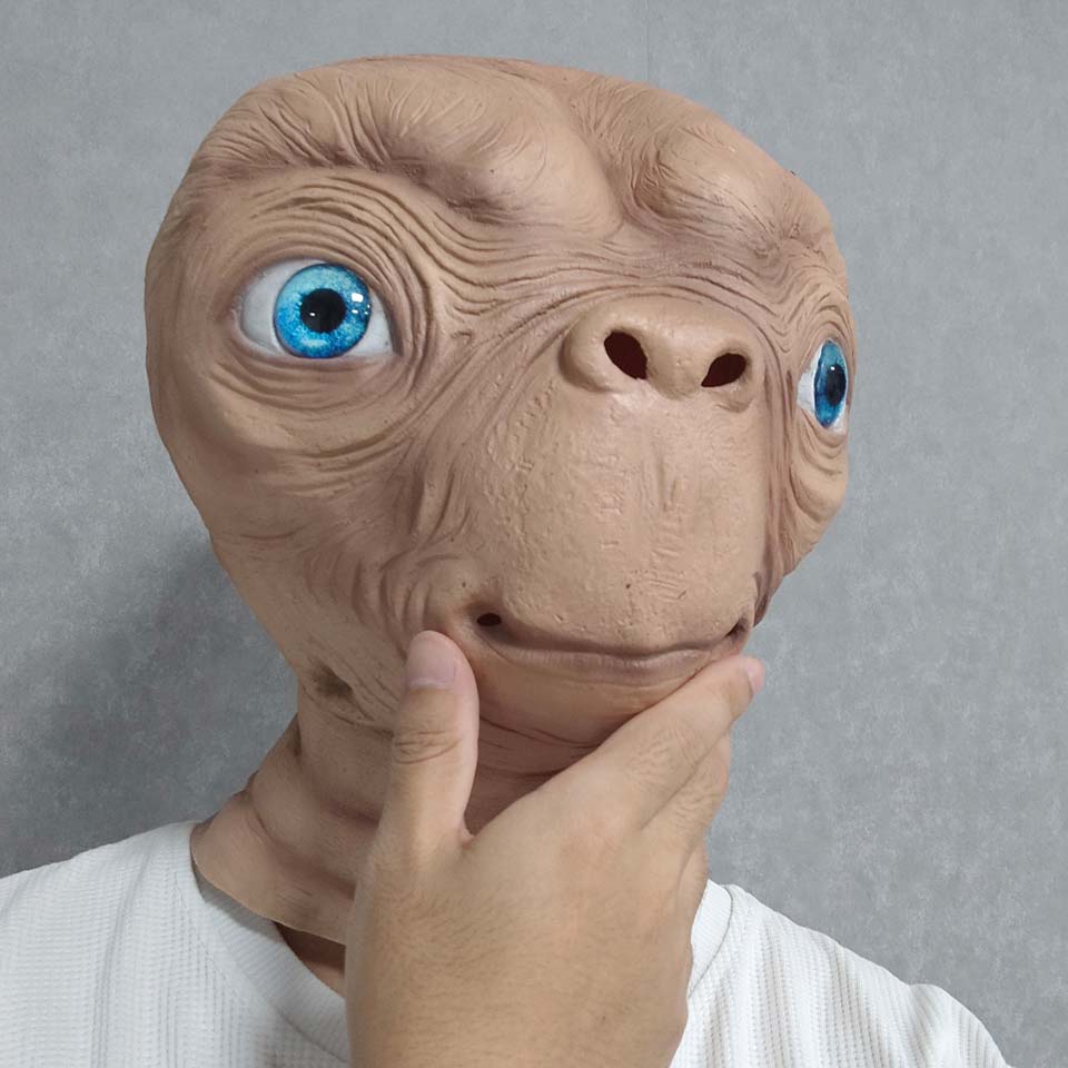 Gerçekçi ET Uzaylı Lateks Mask - Latex Alien Mask Realistic incelemesi ve fiyatı