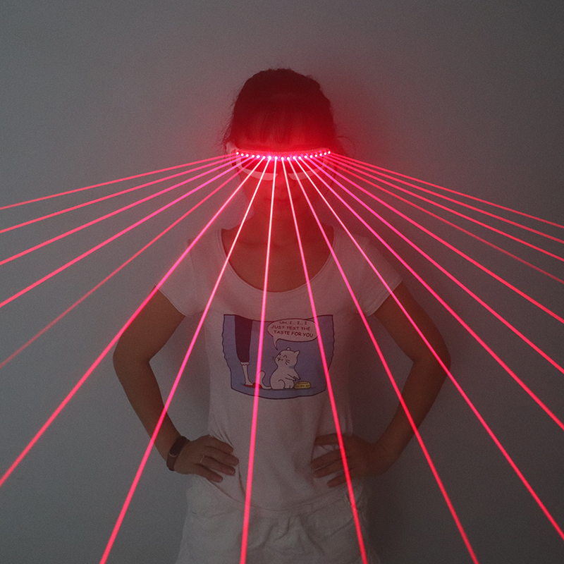 650nm Kırmızı Lazer Gözlük Sah - Glow In The Dark Party Glasses incelemesi ve fiyatı