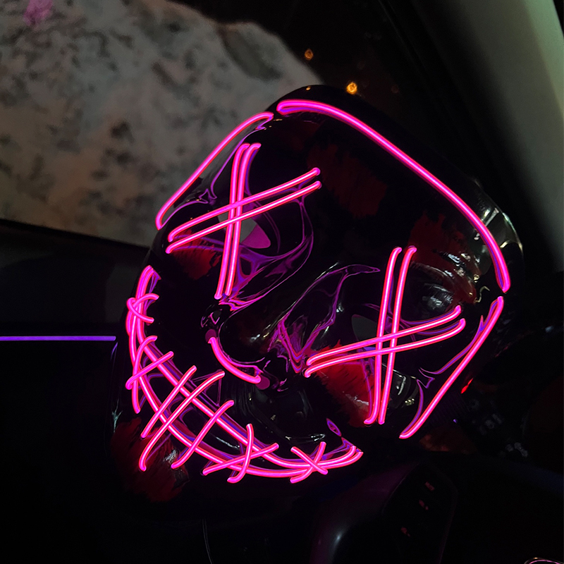 Toptan 10 adet Maske LED Arınm - Led Purge Mask Halloween incelemesi ve fiyatı