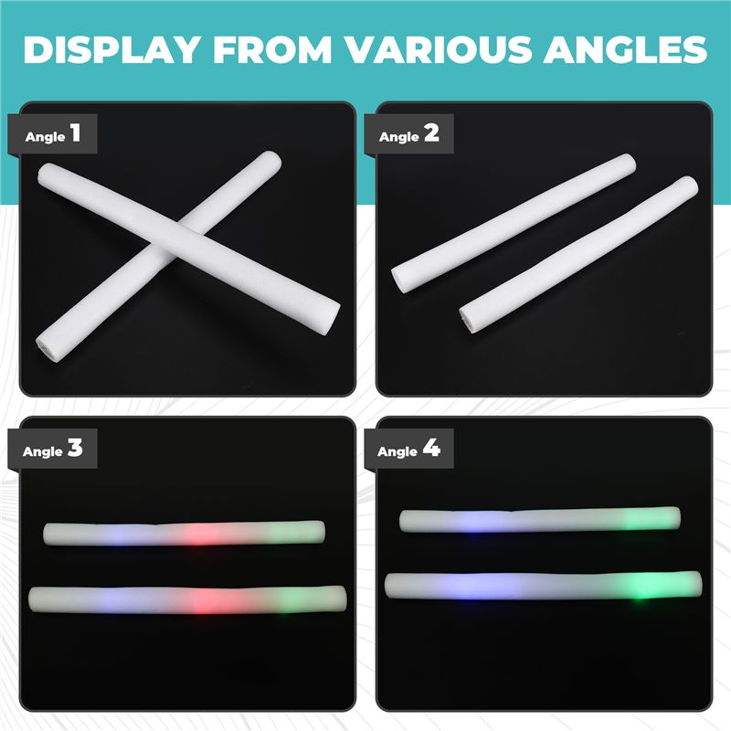 A68P-12 Adet Işıklı Köpük Çubu - Flashing Led Foam Sticks Party incelemesi ve fiyatı