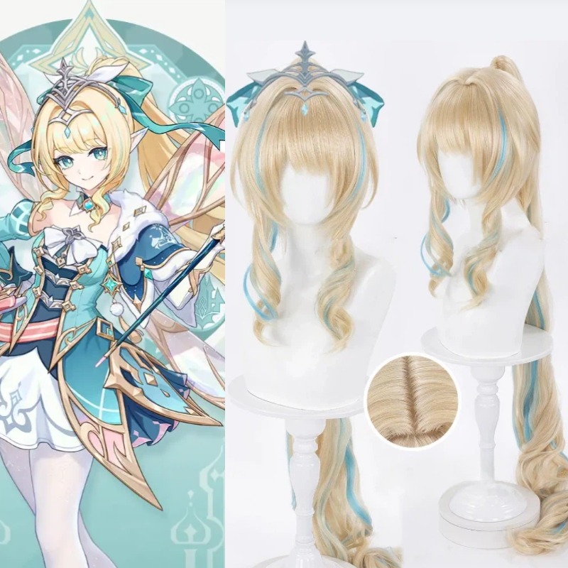 Genshin Impact Vesna Strivozha - Anime Cosplay Wig Heat Resistant incelemesi ve fiyatı