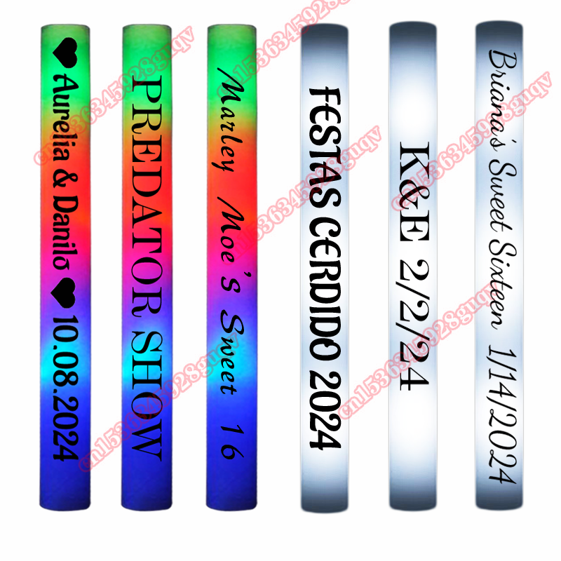30 adet LED köpük sopa beyaz h - Flashing Led Foam Sticks Party incelemesi ve fiyatı