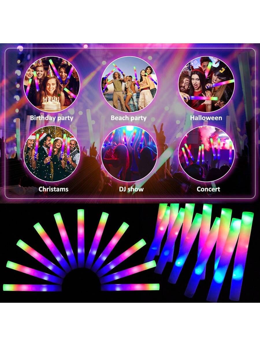 Köpük Işık Çubukları Canlı Ele - Flashing Led Foam Sticks Party incelemesi ve fiyatı