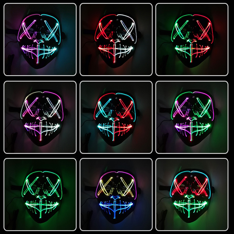 Hareket Kontrollü LED Maske Iş - Led Purge Mask Halloween incelemesi ve fiyatı