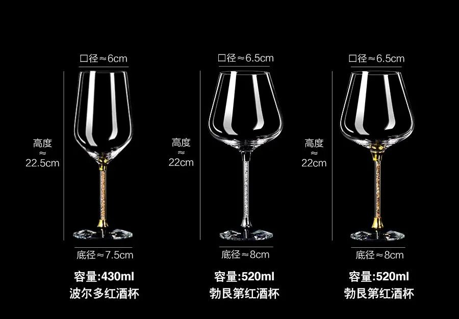 Işık lüks High-end kristal fin - Glow In The Dark Party Glasses incelemesi ve fiyatı