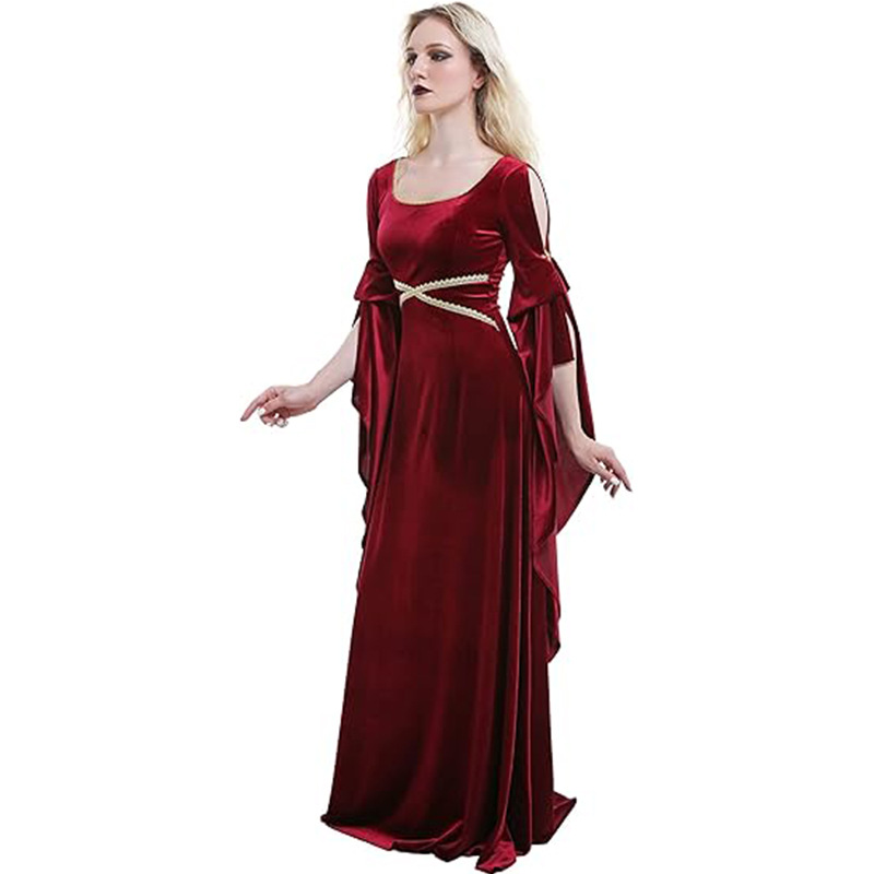 Kadın Ortaçağ Elbise Kırmızı K - Medieval Renaissance Dress Women incelemesi ve fiyatı