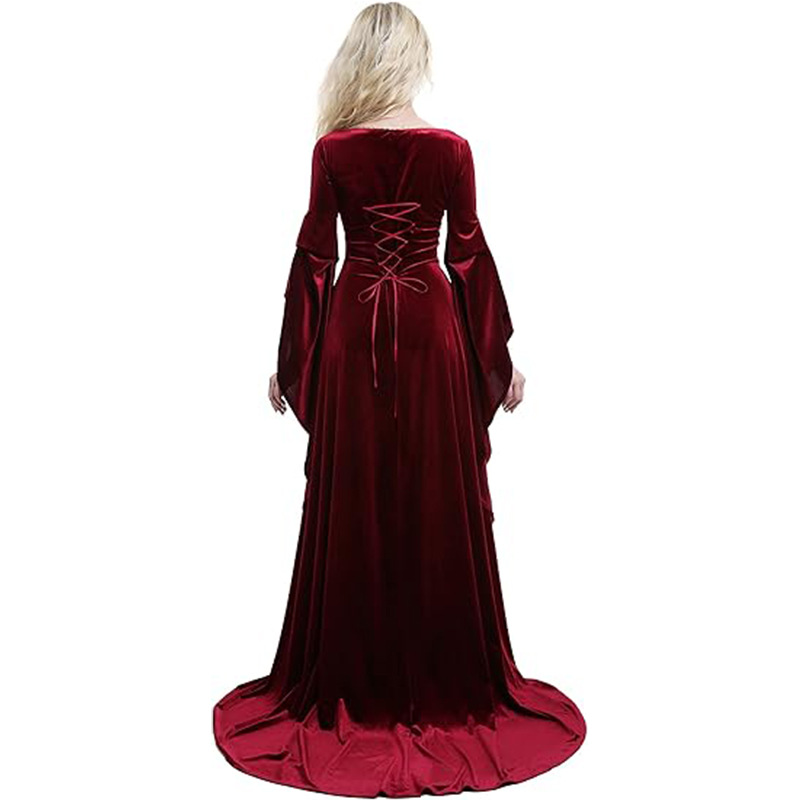 Kadın Ortaçağ Elbise Kırmızı K - Medieval Renaissance Dress Women incelemesi ve fiyatı