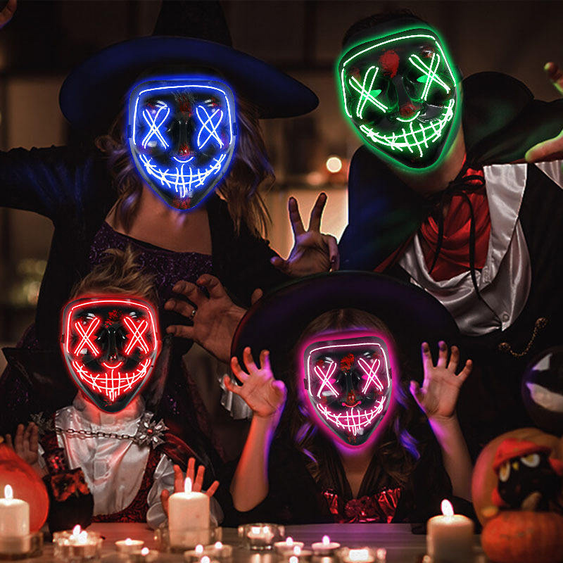 Korkunç Cadılar Bayramı Cospla - Led Purge Mask Halloween incelemesi ve fiyatı