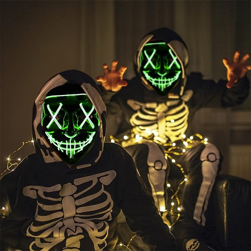 Korkunç Cadılar Bayramı Cospla - Led Purge Mask Halloween incelemesi ve fiyatı