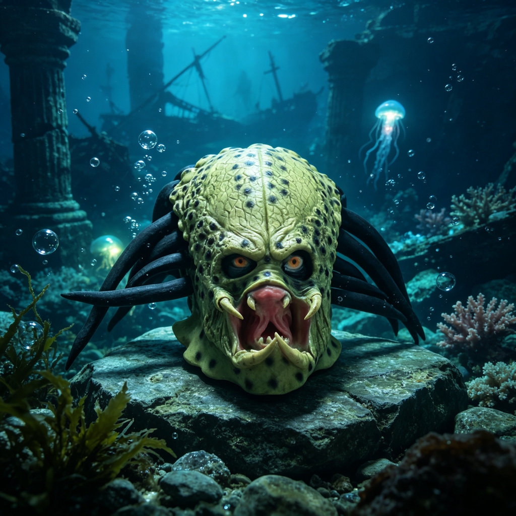 Gerçekçi Predator Tam Baş Mask - Latex Alien Mask Realistic incelemesi ve fiyatı