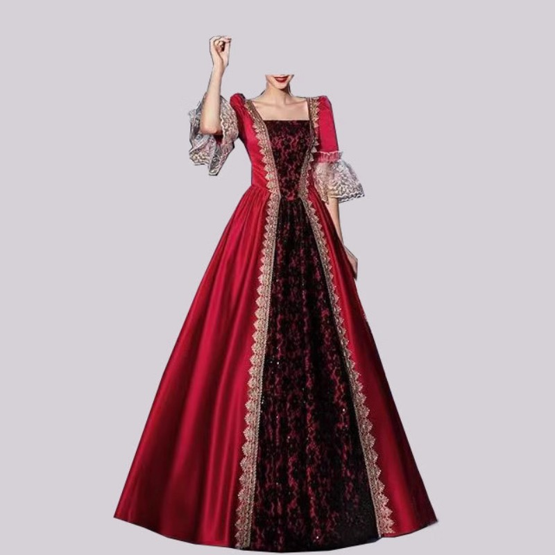 S-5XL Kadın Yeni Orta Çağ Röne - Medieval Renaissance Dress Women incelemesi ve fiyatı