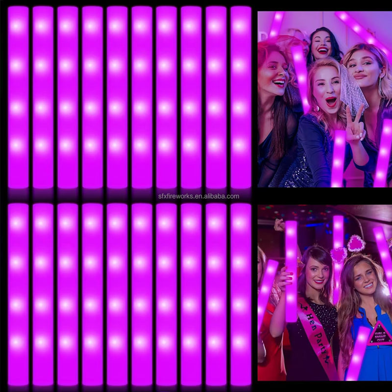 20 Adet Köpük Işık Çubukları R - Flashing Led Foam Sticks Party incelemesi ve fiyatı