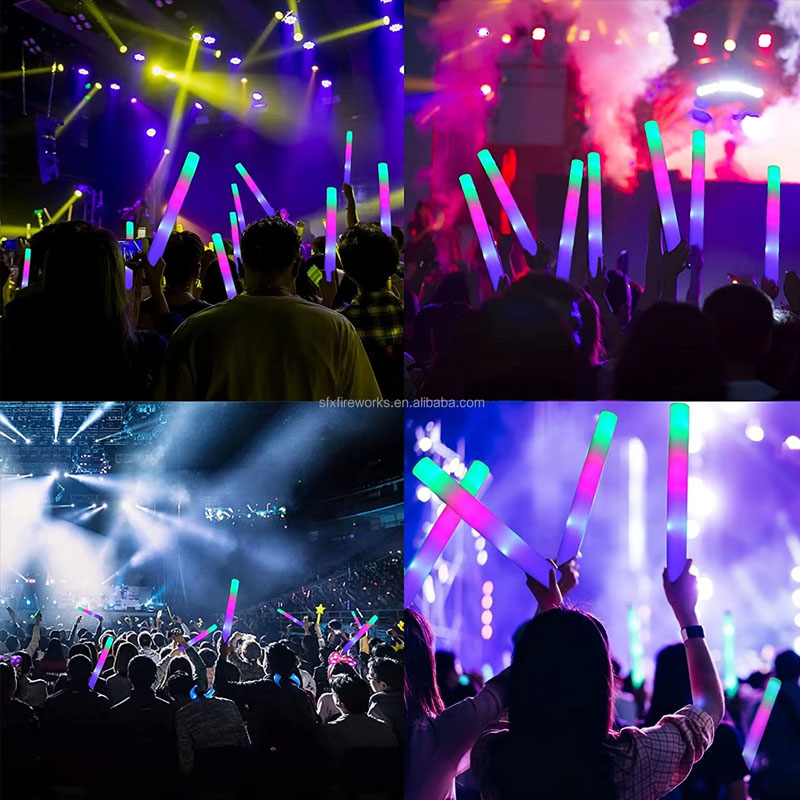 20 Adet Köpük Işık Çubukları R - Flashing Led Foam Sticks Party incelemesi ve fiyatı