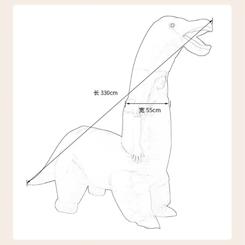 2024 Yeni Şişme Dinozor Kostüm - Inflatable Dinosaur Costume Adult incelemesi ve fiyatı
