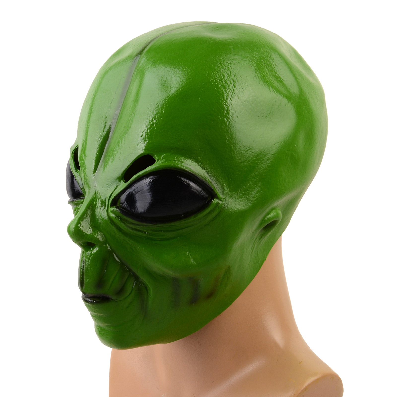 1 adet Gerçekçi Lateks Yeşil U - Latex Alien Mask Realistic incelemesi ve fiyatı