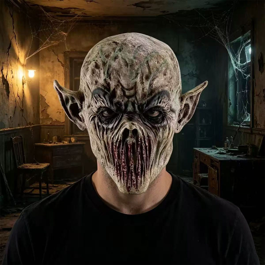 Cadılar Bayramı Korkunç Canava - Latex Alien Mask Realistic incelemesi ve fiyatı