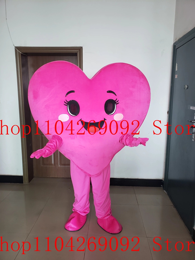 Sevimli Pembe Kalp Maskot Kost - Costumes incelemesi ve fiyatı