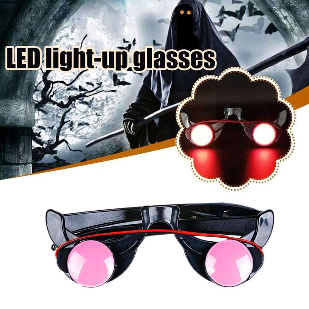 Cadılar bayramı korku kırmızı  - Glow In The Dark Party Glasses incelemesi ve fiyatı