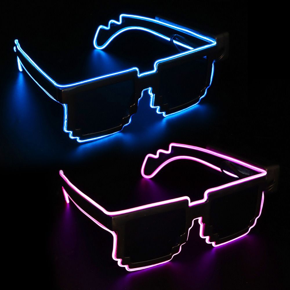 Roman mozaik LED gözlük kablos - Glow In The Dark Party Glasses incelemesi ve fiyatı