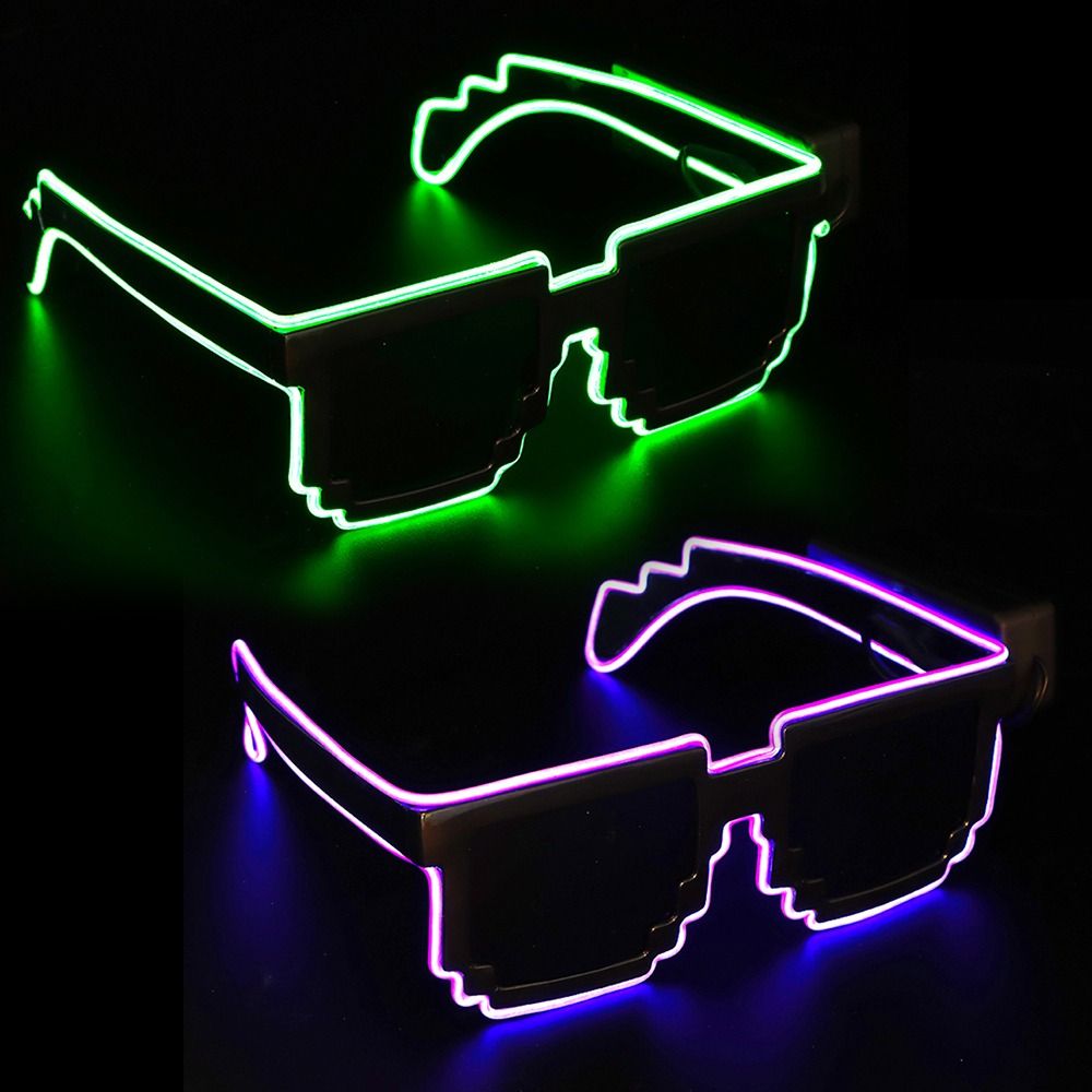 Roman mozaik LED gözlük kablos - Glow In The Dark Party Glasses incelemesi ve fiyatı