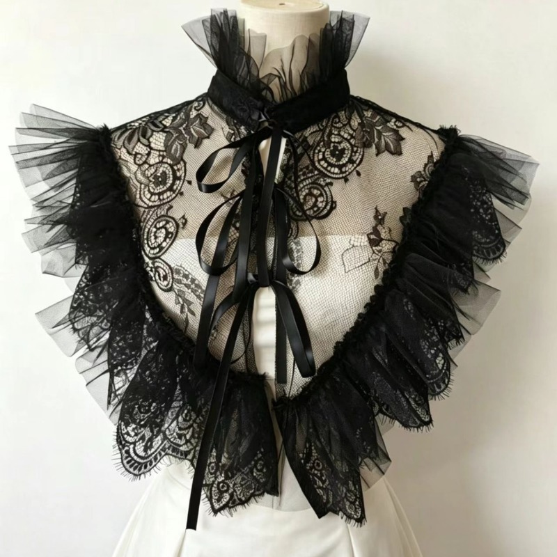 Gotik Tarzı Dantel Tül Sahte Y - Costumes incelemesi ve fiyatı