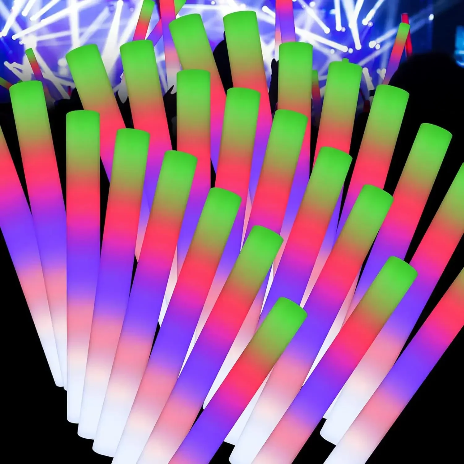 2Z-50PCS Led Köpük Işık Çubukl - Flashing Led Foam Sticks Party incelemesi ve fiyatı